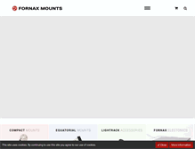 Tablet Screenshot of fornaxmounts.com